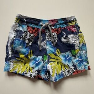 Vilebrequin Boys Elephant Floral Swim Shorts Trunks - Size 2Y